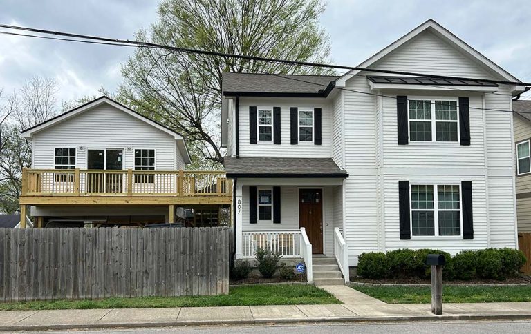 Siding installation in Nashville by Petra Exteriors siding company